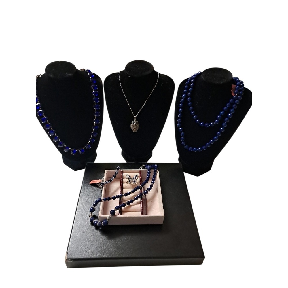 Blue‎ Lot Of Costume Jewelry